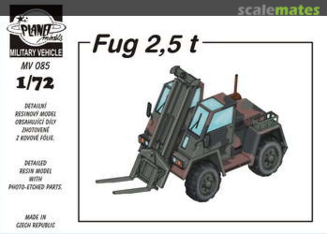Boxart FUG 2,5 ton MV085 Planet Models Boxart FUG 2,5 ton MV085 Planet Models