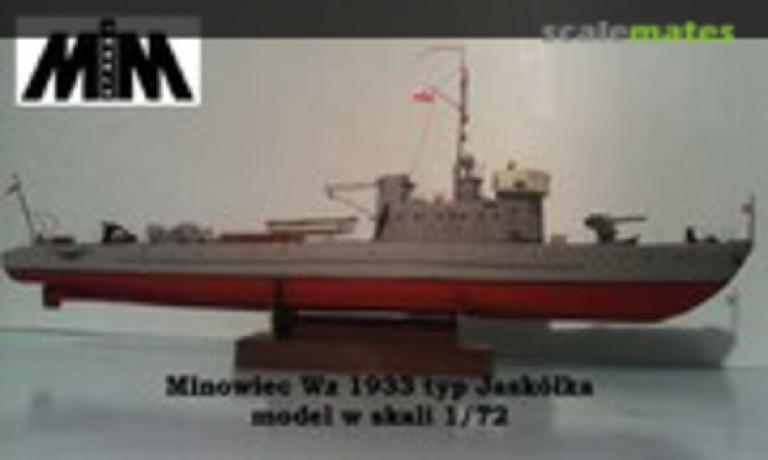 1:72 Minowiec wz. 1933 typ Jaskółka (Manufaktura Modelarska )