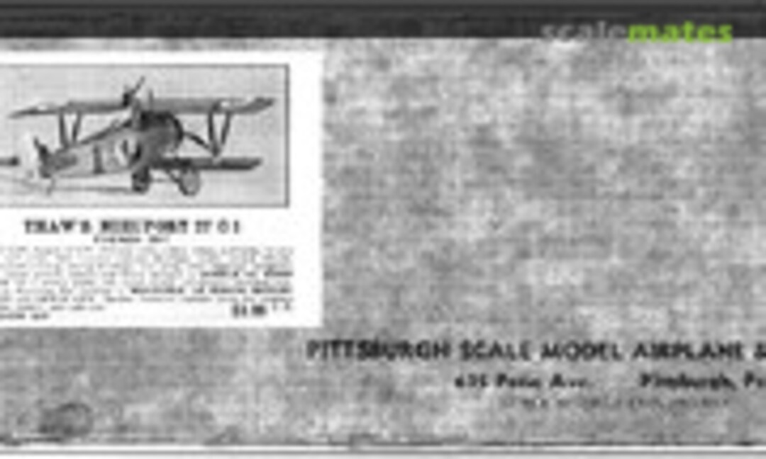 1:27 Thaw's Nieuport 27 C.I. (Pittsburgh Scale Model Airplane and Supply Co. )