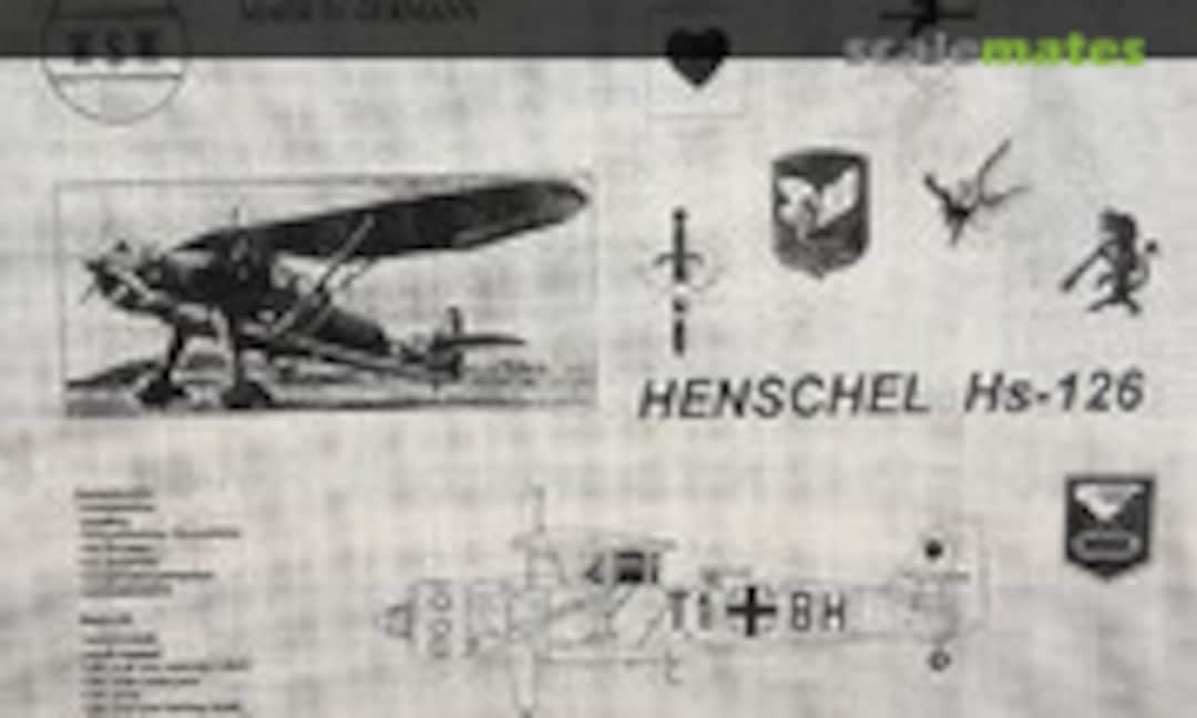 1:48 Henschel Hs-126 (WSW Modellbau WSW 48-03)