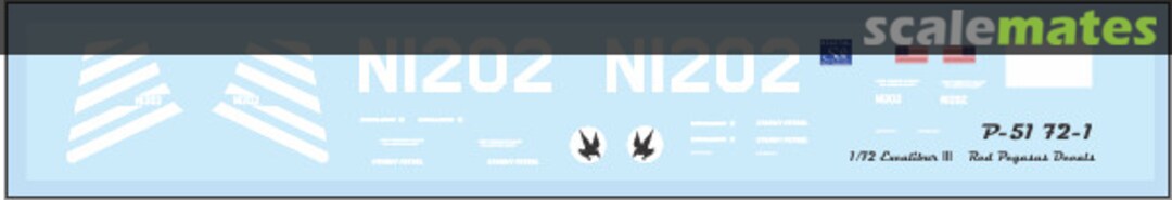 Boxart P-51C "Excalibur III" RPD-P51-72-1 Draw Decal Boxart P-51C "Excalibur III" RPD-P51-72-1 Draw Decal