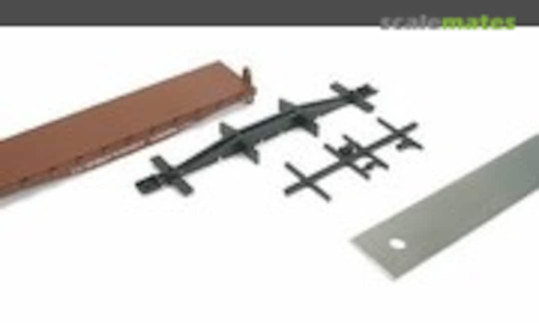 1:87 40' Flat Car W/Stakes (Athearn 1356)