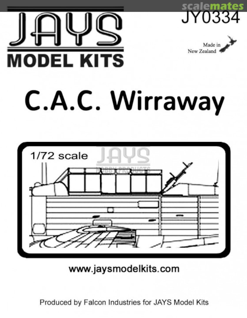 Boxart CAC Wirraway Canopy JY0334 JAYS Model Kits Boxart CAC Wirraway Canopy JY0334 JAYS Model Kits