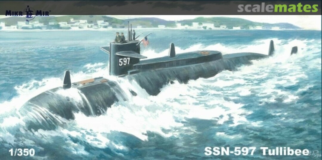 Boxart USS Tullibee SSN-597 350-041 MikroMir Boxart USS Tullibee SSN-597 350-041 MikroMir