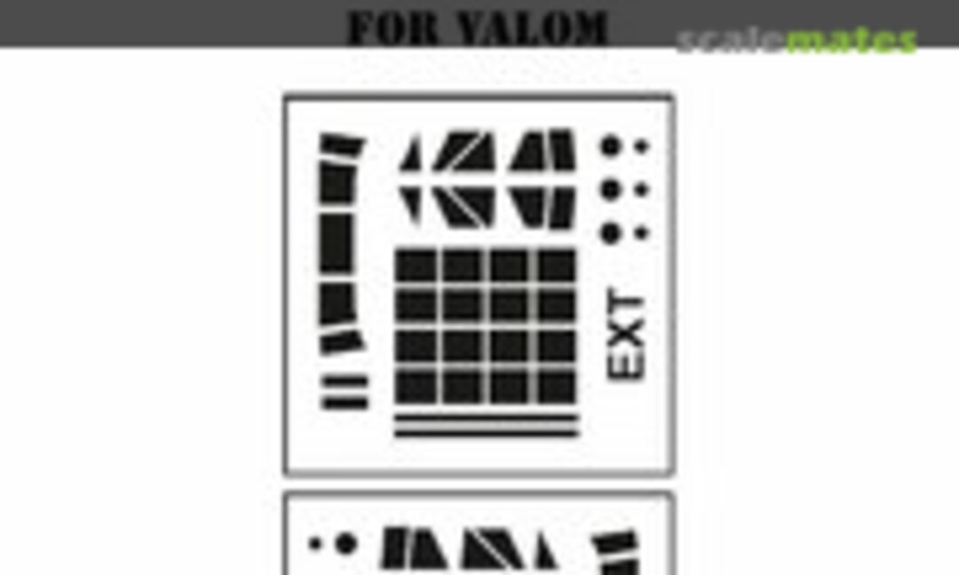 1:72 Vickers Viking 1A / C.2 canopy airbrush masks (MH Models X72044) X72044