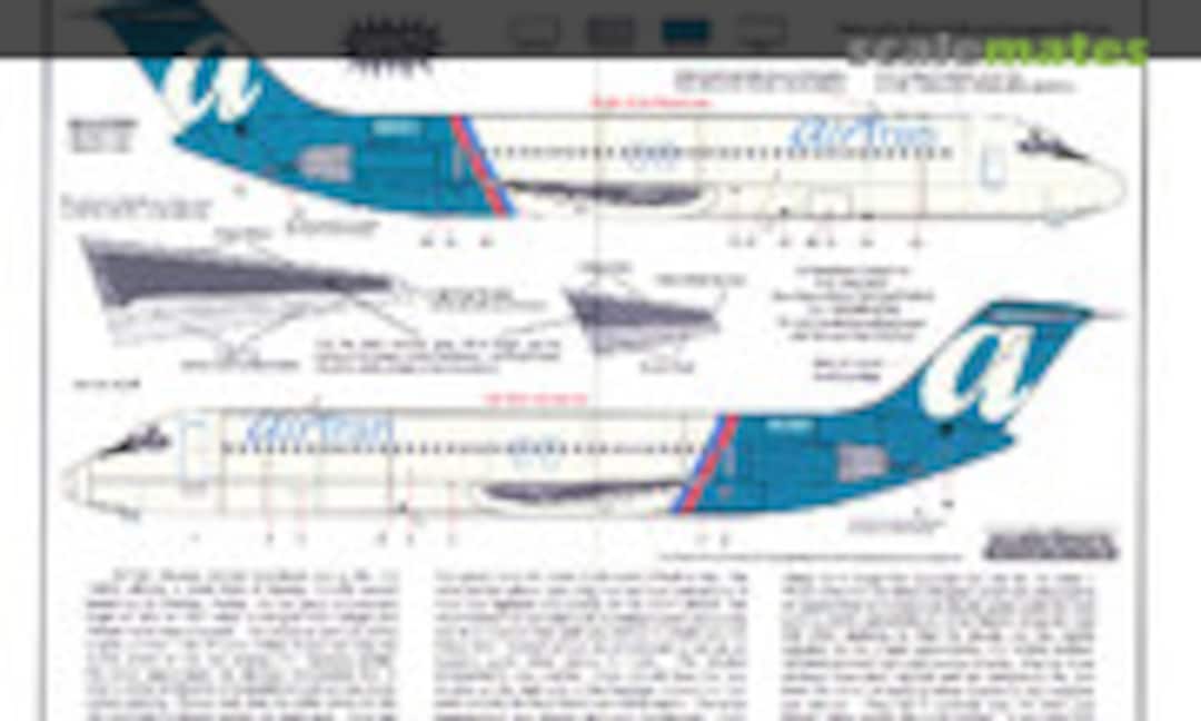 1:144 AirTran DC-9-30 (Scaleliners Decals SL4-31) SL4-31