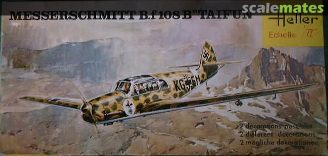 Boxart Messerschmitt B.f 108B "Taifun" 077 Heller Boxart Messerschmitt B.f 108B "Taifun" 077 Heller