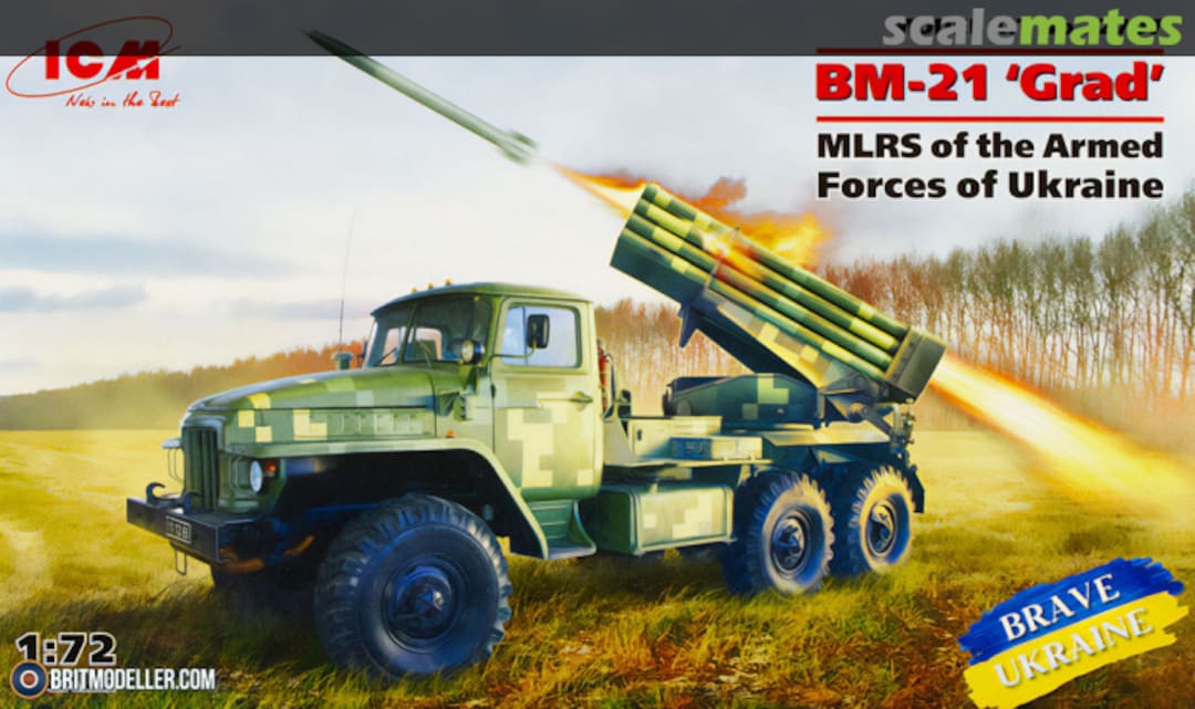 Boxart BM-21 'Grad' 72707 ICM