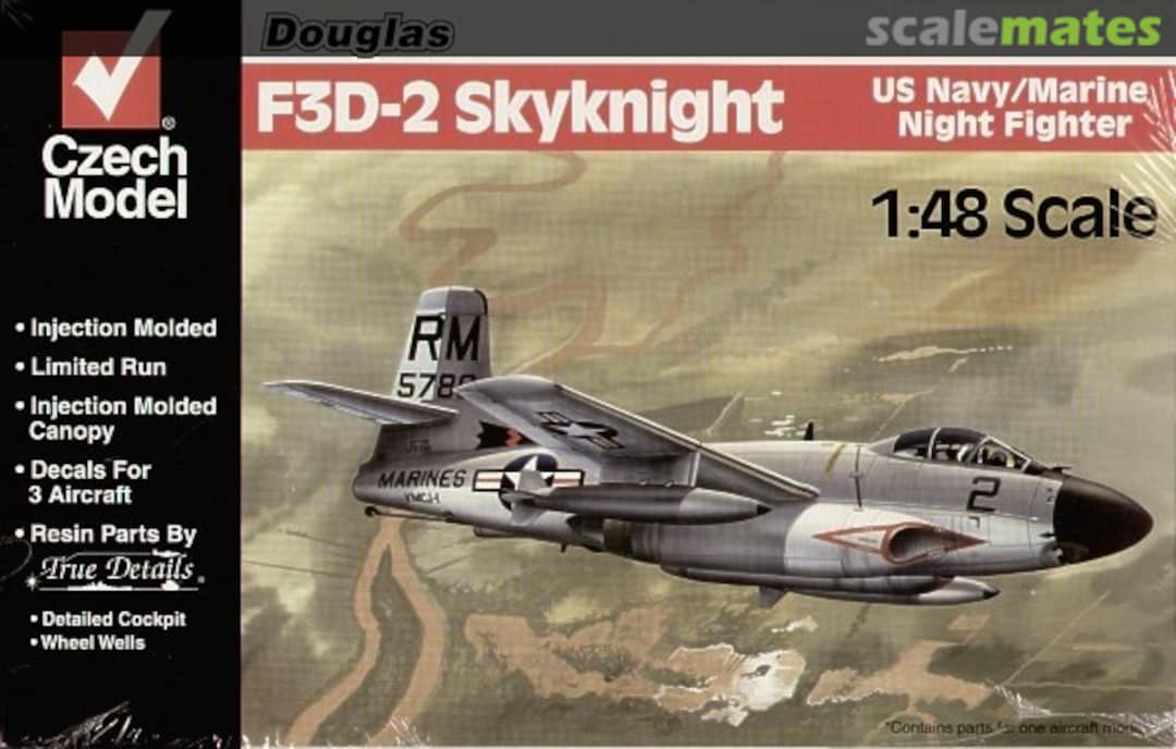 Boxart Douglas F3D-2 Skyknight 4814 Czech Model