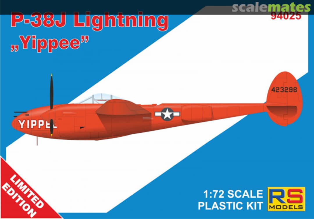 Boxart P-38J Lightning 94025 RS Models Boxart P-38J Lightning 94025 RS Models