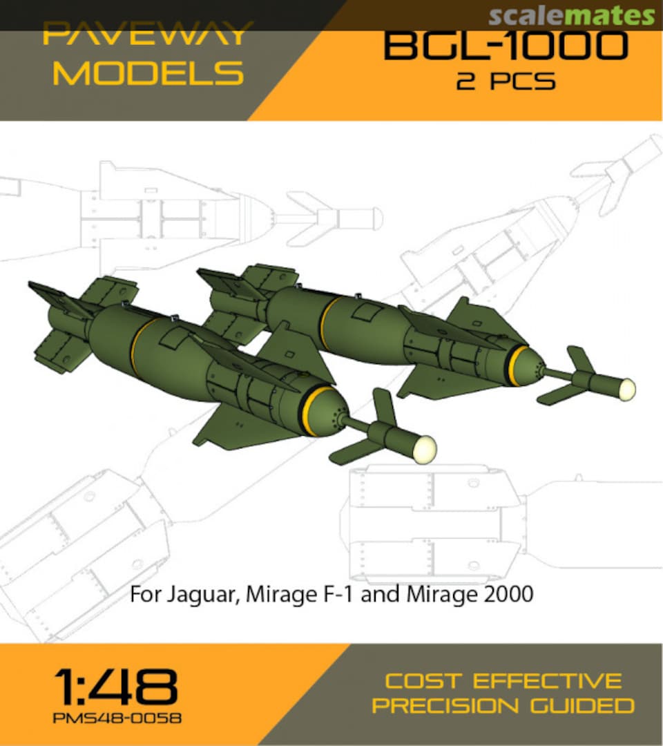 Boxart BGL-1000 PMS48-0058 Paveway Models Boxart BGL-1000 PMS48-0058 Paveway Models