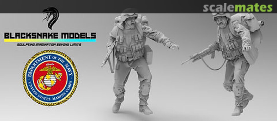 Boxart US MARINES 04 GRENADIER Operation Iraqi Freedom USMC-04 BlackSnake Model