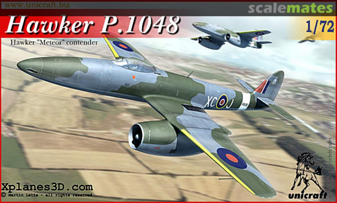 Boxart Hawker P.1048 72225 Unicraft Models