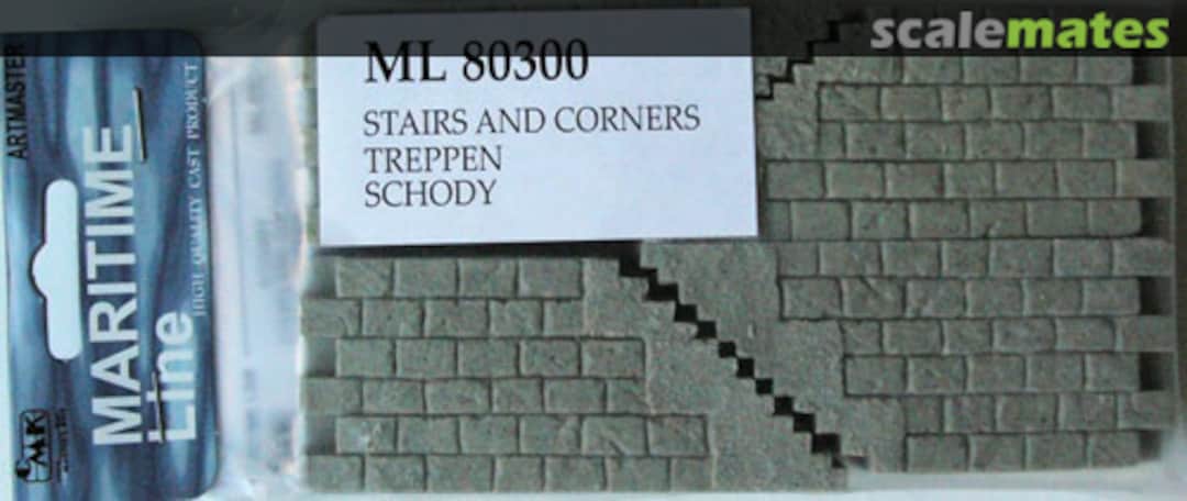 Boxart Stairs and Corners for Dock ML80300 CMK Boxart Stairs and Corners for Dock ML80300 CMK