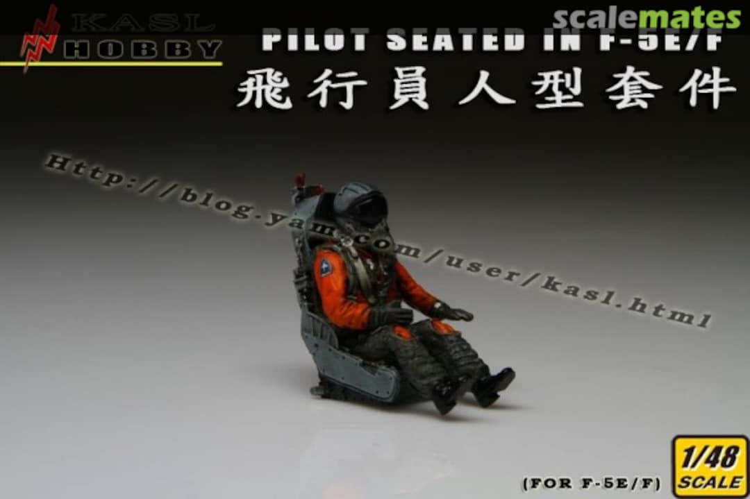 Boxart Pilot Seated In F-5E/F (1 figure) K48020 Kasl Hobby Boxart Pilot Seated In F-5E/F (1 figure) K48020 Kasl Hobby