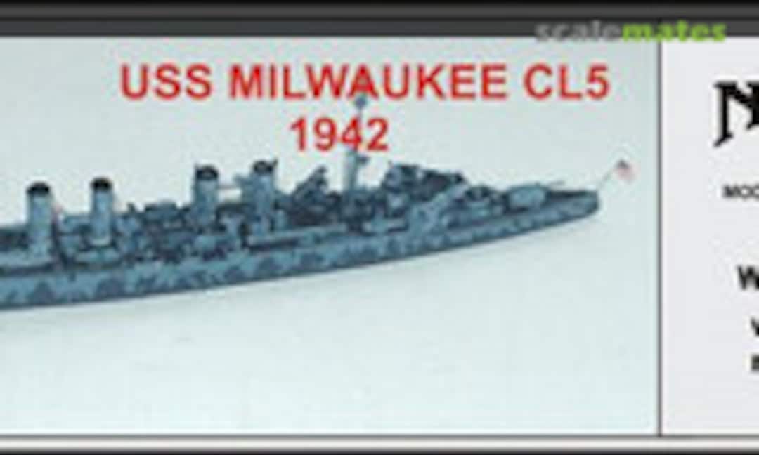1:700 USS Milwaukee CL-5 (1942) (Niko Model 7030) 7030