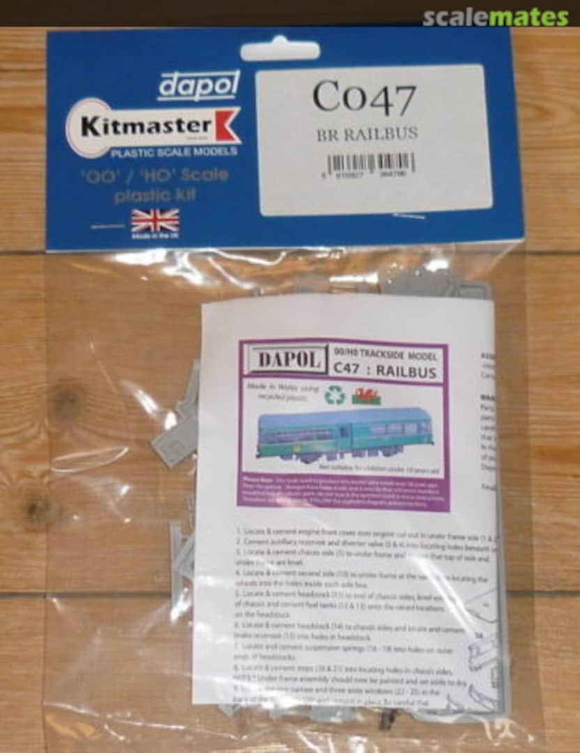 Boxart BR Railbus C047 Dapol Boxart BR Railbus C047 Dapol