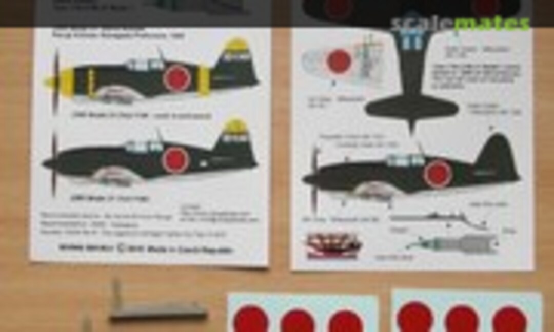 1:72 Rockets for J2M3 Raiden (Rising Decals Acr-027) Acr-027