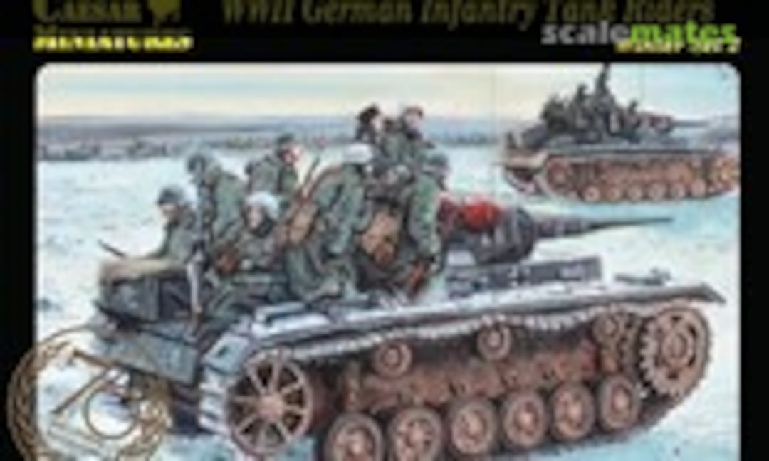 1:72 WWII German Infantry Tank Riders (Caesar Miniatures H079) H079