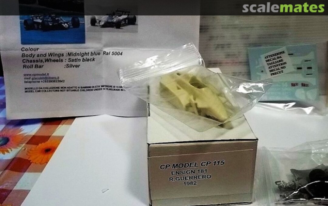 Boxart Ensign-Ford N181 "Unipart" CP115 CP Model