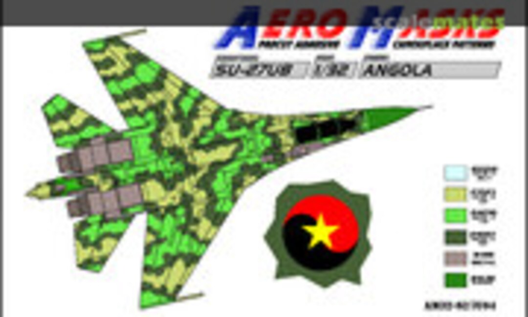 1:32 Su-27UB Angola (AeroMasks AM32-S27U04) AM32-S27U04