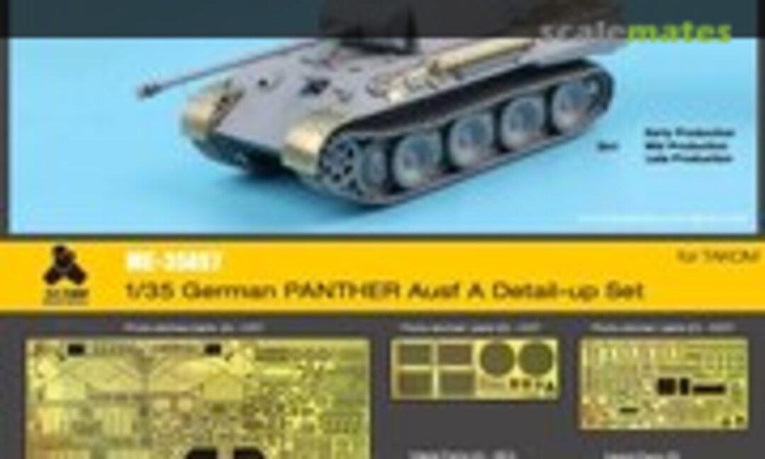 1:35 German Panther Ausf. A Detail Up Set (Tetra Model Works ME-35057) ME-35057