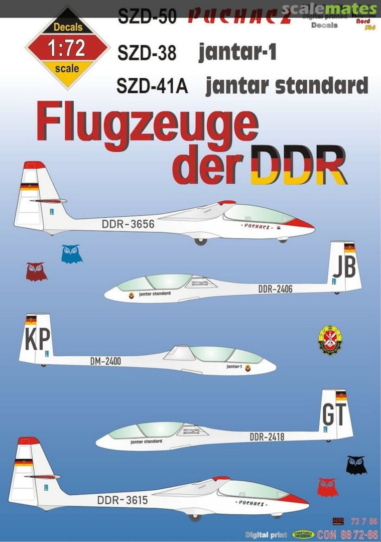 Boxart Flugzeuge der DDR CON887286 Constanza Kit