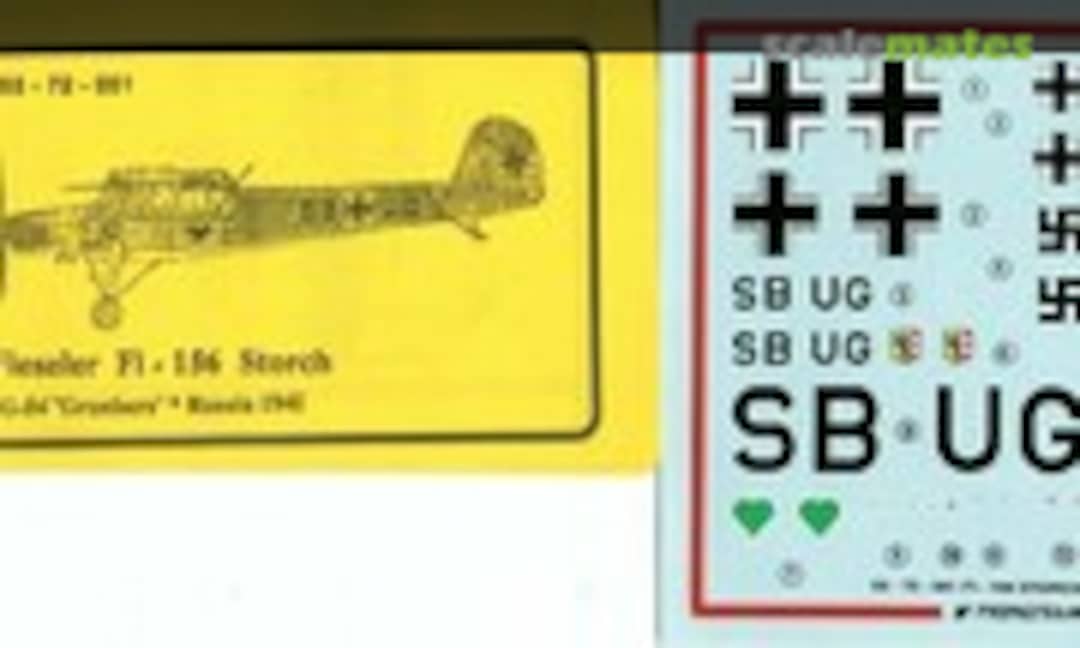 1:72 Fieseler Fi-156 Storch (Propagteam 03-72-001) 03-72-001