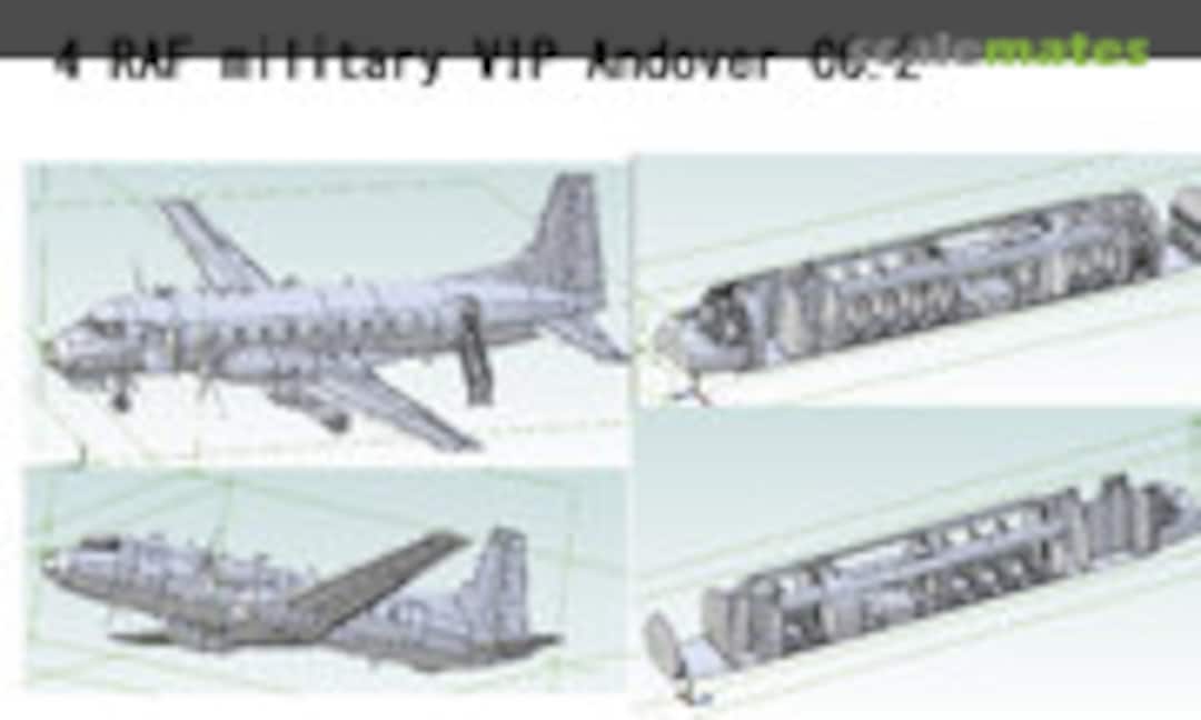1:72 Hawker Siddeley HS748 RAF military VIP (One Man MODEL 22)