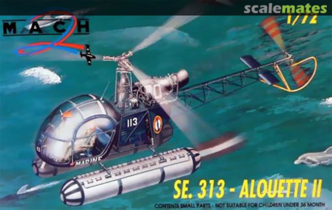 Boxart Aerospatiale SE.313 Alouette II GP.025 MACH 2 Boxart Aerospatiale SE.313 Alouette II GP.025 MACH 2