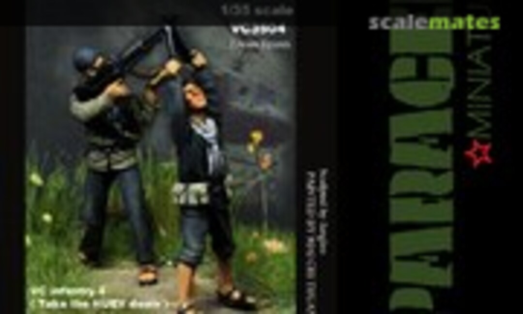 1:35 VC Infantry 4 (Take the HUEY down) (Paracel Miniatures VC 3504) VC 3504