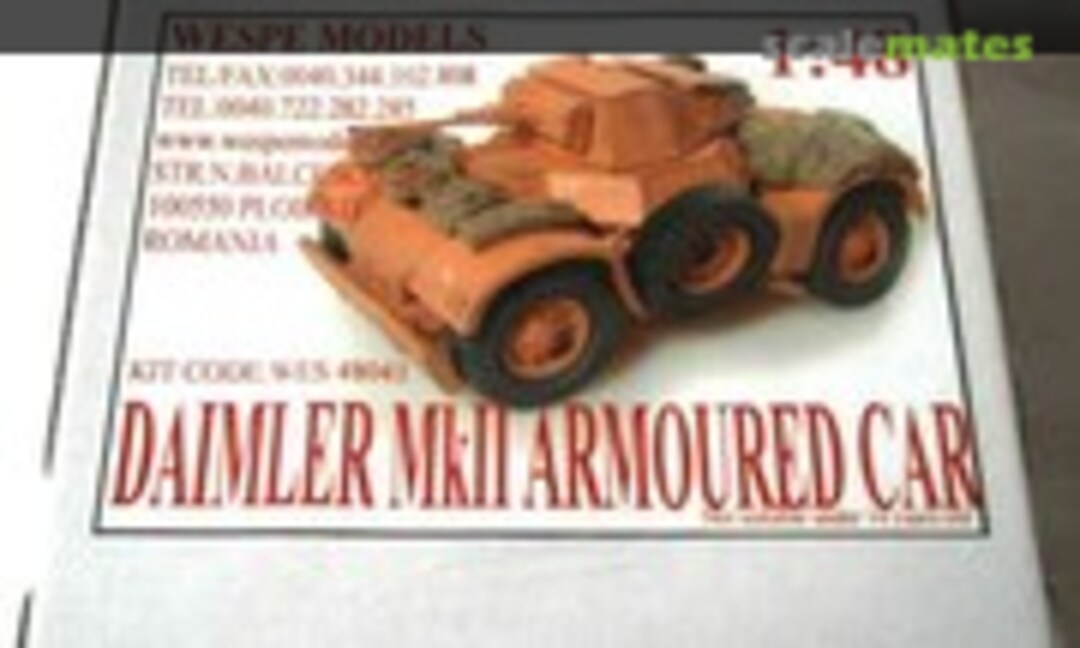 Daimler MkII Armoured Car (Wespe Models WES 48041)