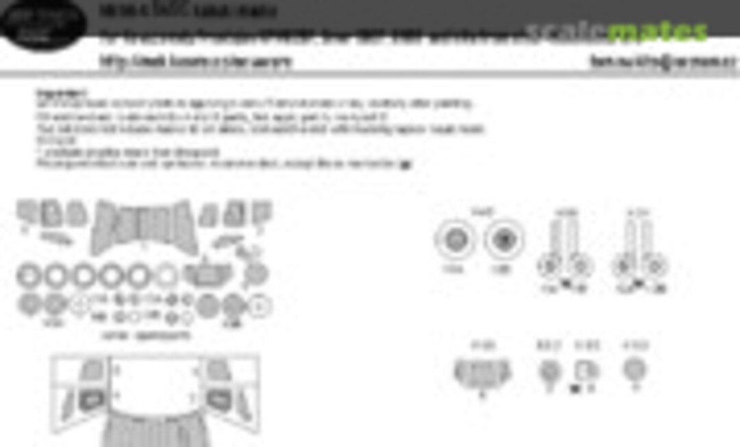 1:72 Mil Mi 4 BASIC kabuki masks (New Ware NWAM0974) NWAM0974