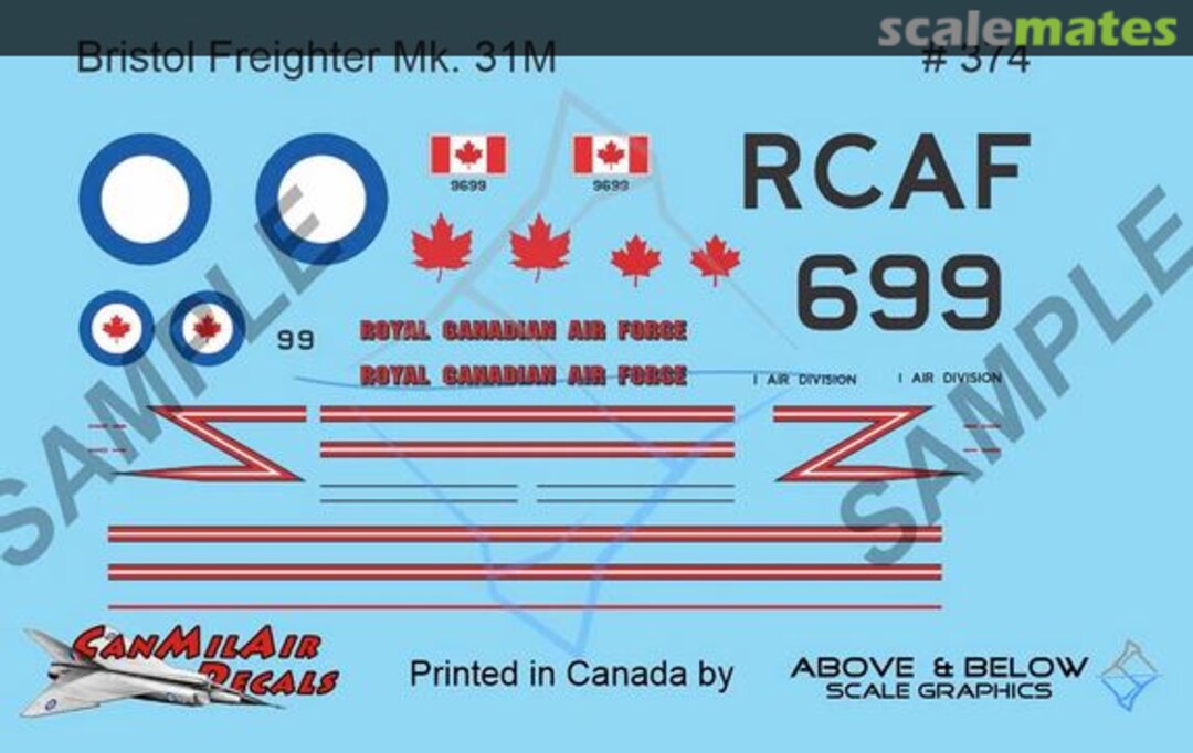 Boxart Bristol Freighter Mk. 31M 374 Above & Below Graphics Boxart Bristol Freighter Mk. 31M 374 Above & Below Graphics