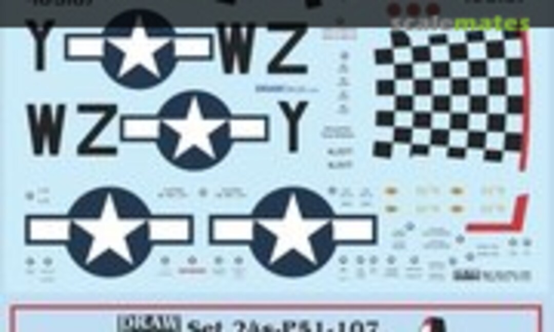 1:24 “Bum Steer” TF-51D (Draw Decal 24-P51-107) 24-P51-107