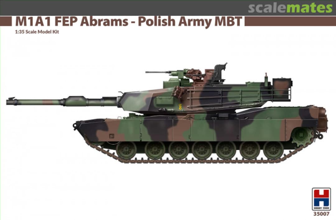 Boxart M1A1 FEP Abrams - Polish Army MBT 35007 Hobby 2000 Boxart M1A1 FEP Abrams - Polish Army MBT 35007 Hobby 2000
