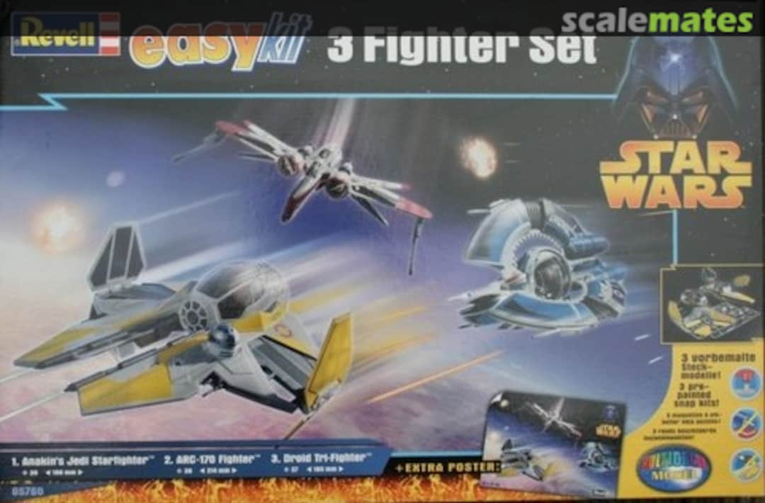 Boxart 3 Fighter Set 05760 Revell Boxart 3 Fighter Set 05760 Revell