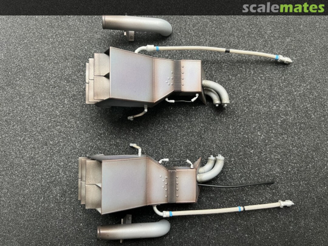 Boxart DeLorean Reactor Exhaust Cowlings Set 101 Model Modz Boxart DeLorean Reactor Exhaust Cowlings Set 101 Model Modz