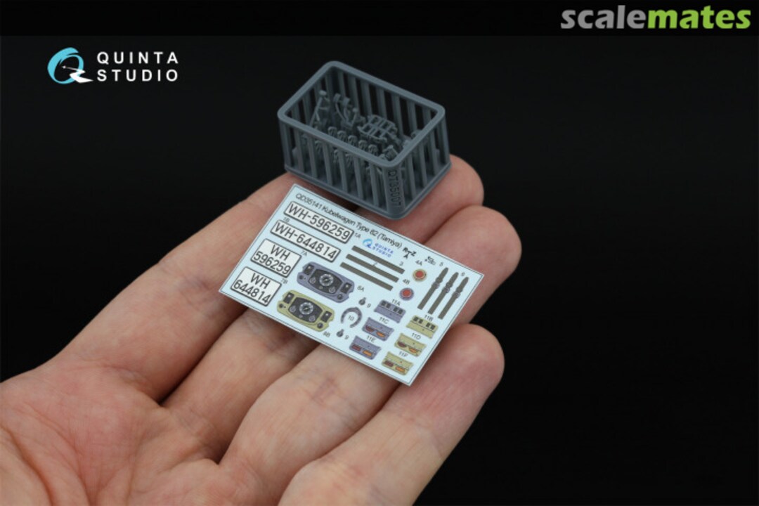 Contents Kubelwagen Type 82 interior 3D decals (with 3D-printed resin parts) QD+35141 Quinta Studio Contents Kubelwagen Type 82 interior 3D decals (with 3D-printed resin parts) QD+35141 Quinta Studio