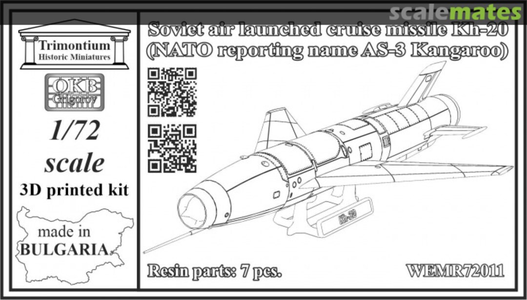 Boxart Kh-20 WEMR72011 OKB Grigorov Boxart Kh-20 WEMR72011 OKB Grigorov
