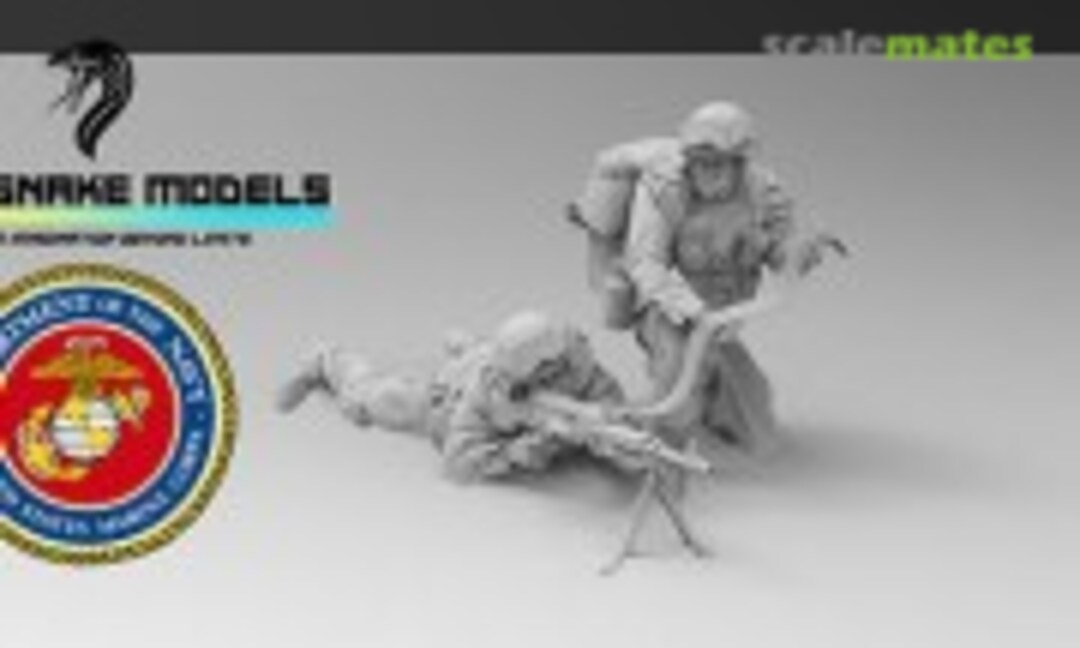 1:35 US MARINES 05&06 GUNNER Operation Iraqi Freedom (BlackSnake Model USMC-05-06) USMC-05-06