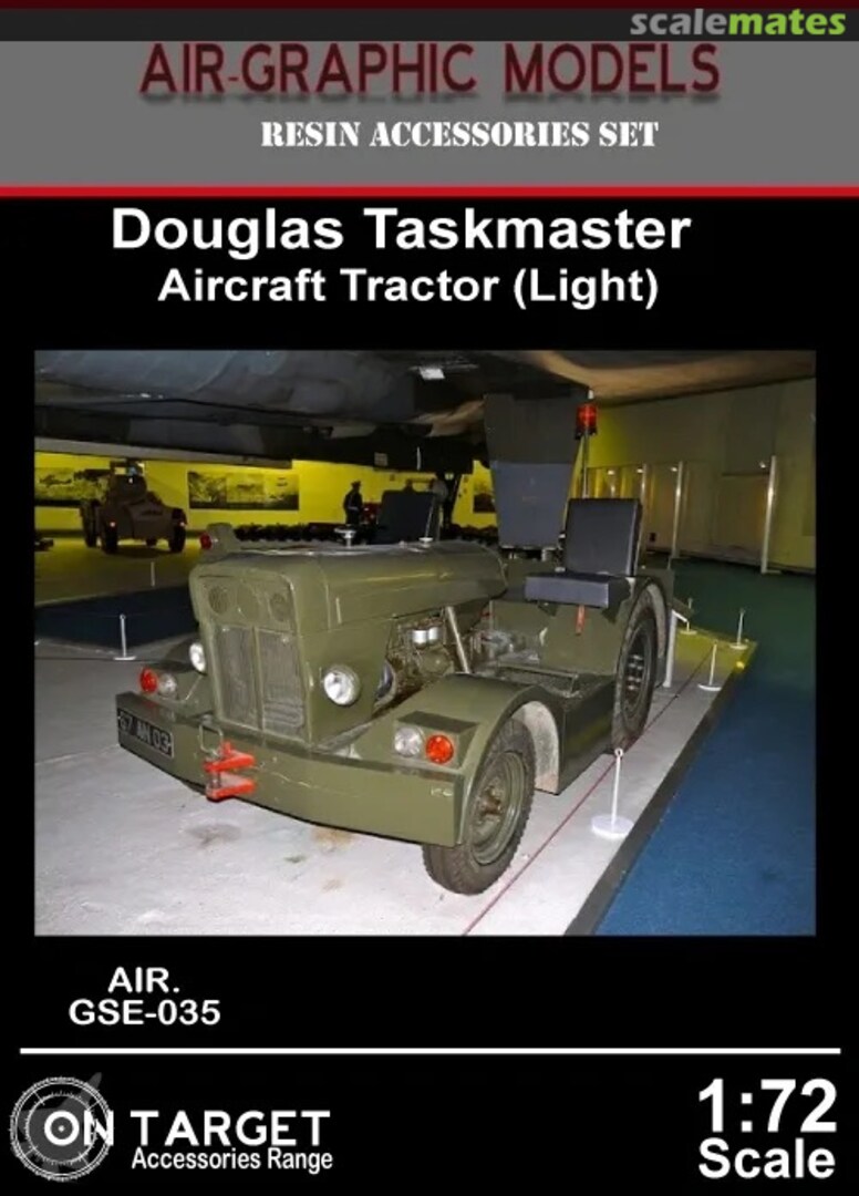 Boxart Douglas Taskmaster Aircraft Tractor (light) GSE-035 Air-Graphics Models Boxart Douglas Taskmaster Aircraft Tractor (light) GSE-035 Air-Graphics Models