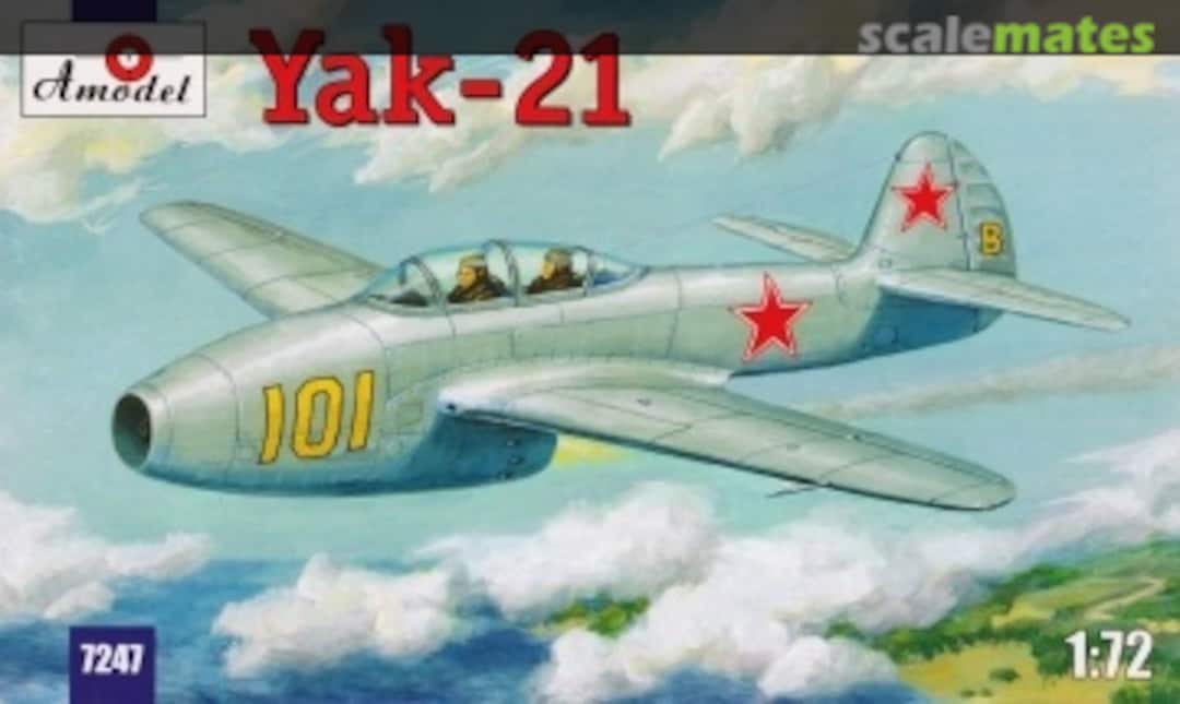 Boxart Yak-21 7247 Amodel Boxart Yak-21 7247 Amodel