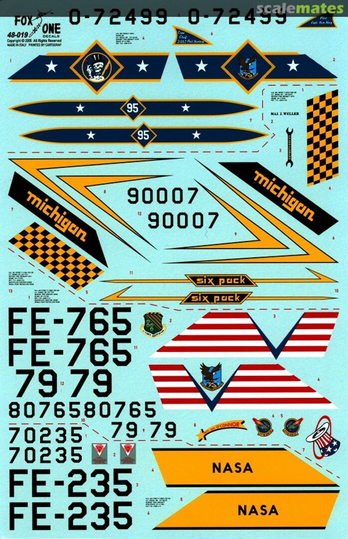 Boxart Convair F-106A Delta Darts, Part 2 48-021 Fox One Decals Boxart Convair F-106A Delta Darts, Part 2 48-021 Fox One Decals