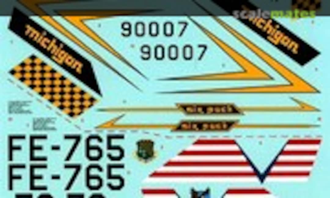 1:48 Convair F-106A Delta Darts, Part 2 (Fox One Decals 48-021) 48-021