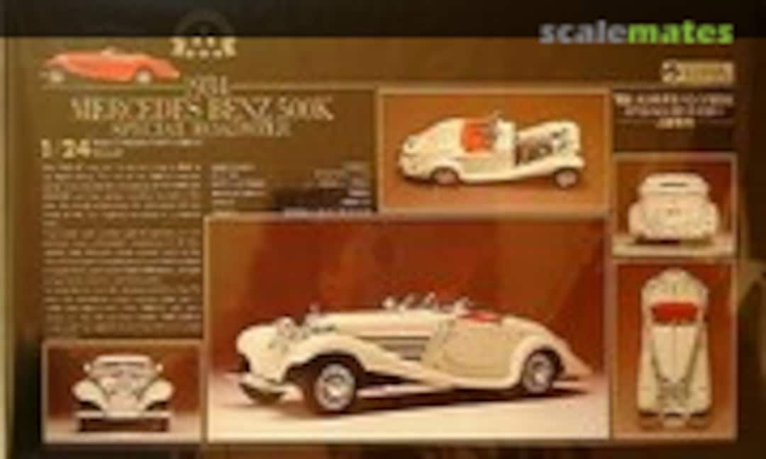 1:24 1934 Mercedes Benz 500K Special Roadster (Gunze Sangyo FG-248:2800)