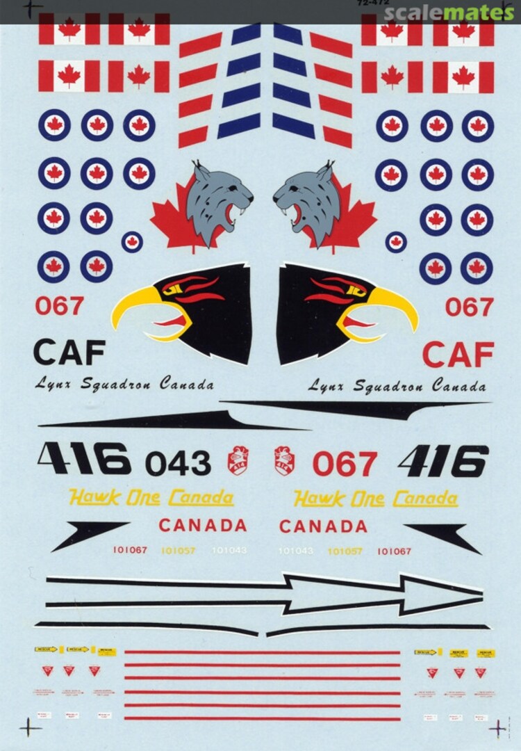 Boxart CF-101B & EF-101B Voodoos Canada 72-472 SuperScale International Boxart CF-101B & EF-101B Voodoos Canada 72-472 SuperScale International