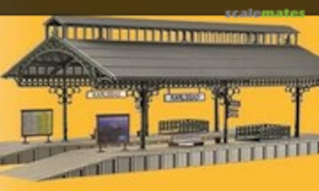 1:87 Bahnsteighalle mit LED-Beleuchtung (Vollmer 43545)