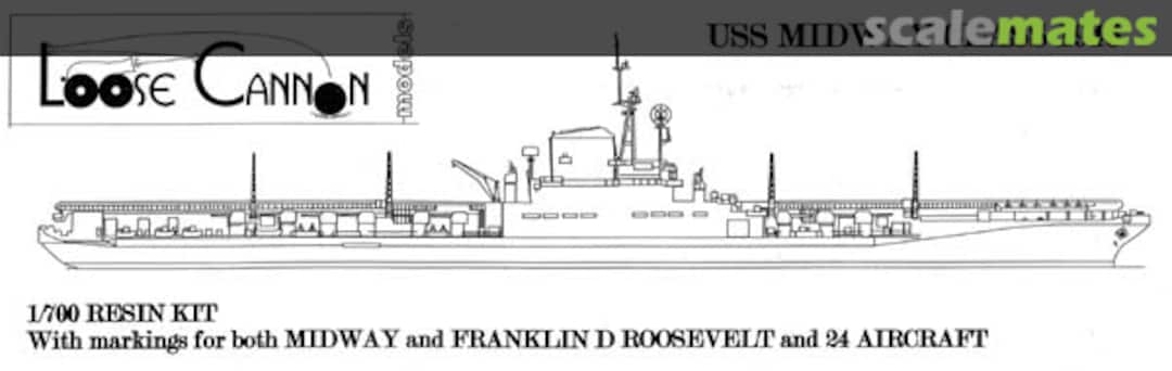 Boxart USS Midway CVB-41 (1946) Loose Cannon Boxart USS Midway CVB-41 (1946) Loose Cannon