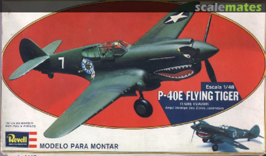 Boxart P-40E Flying Tiger H-30 Revell/Kikoler Boxart P-40E Flying Tiger H-30 Revell/Kikoler